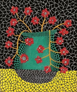 Yayoi Kusama Painting - flores 1983 Yayoi Kusama Arte pop minimalismo feminista